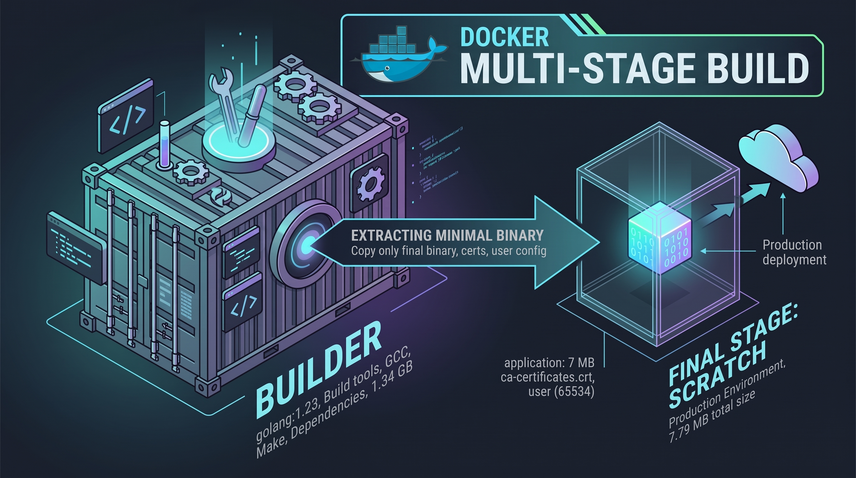 Multistage builds diagram